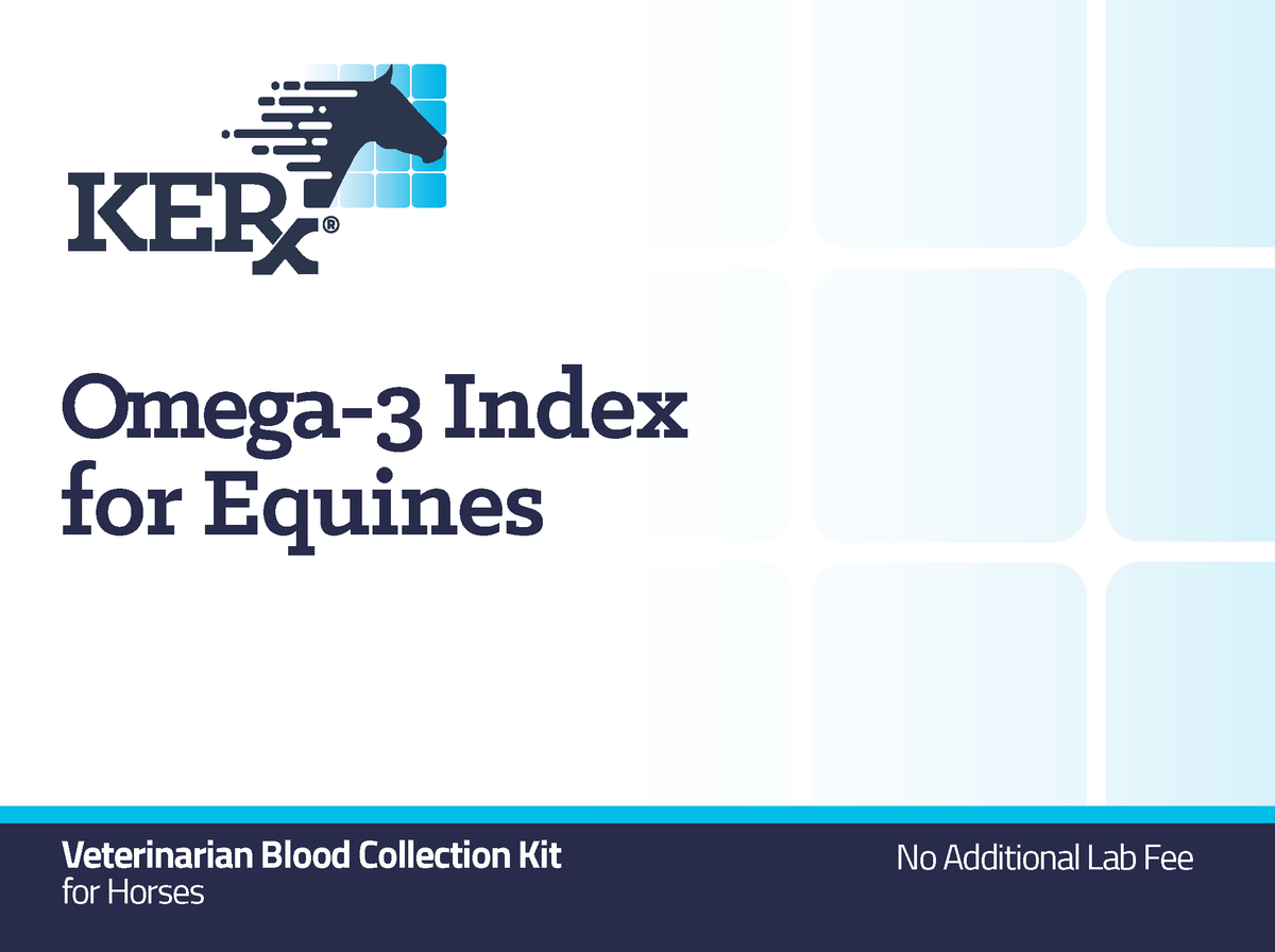 Equine Blood Spot Test Kit Omega3 Index Complete KER Targeted